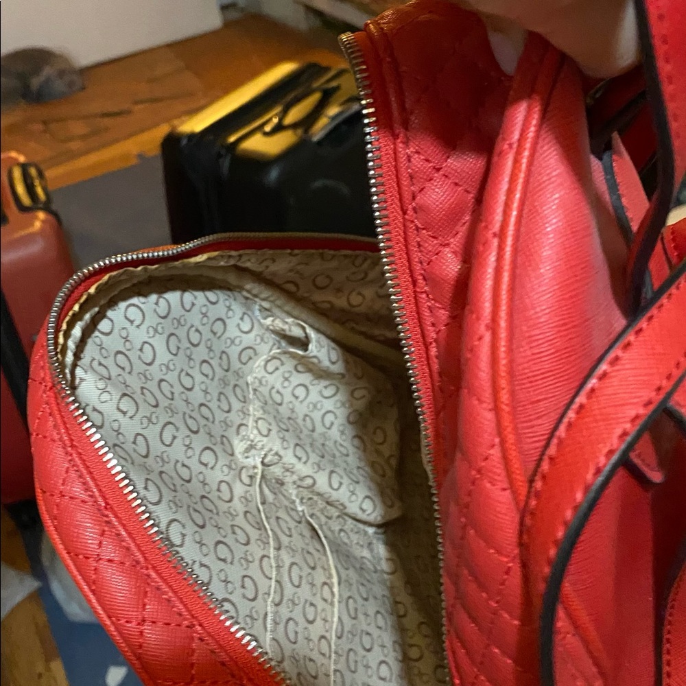 Red Guess Back Pack - image 5